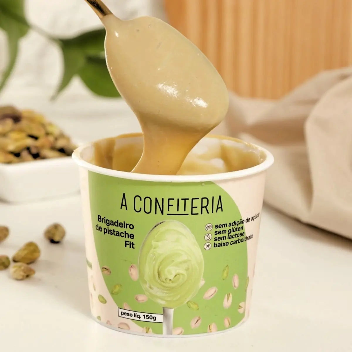 Brigadeiro de Pistache Fit A Confiteria – Better choices for a better life