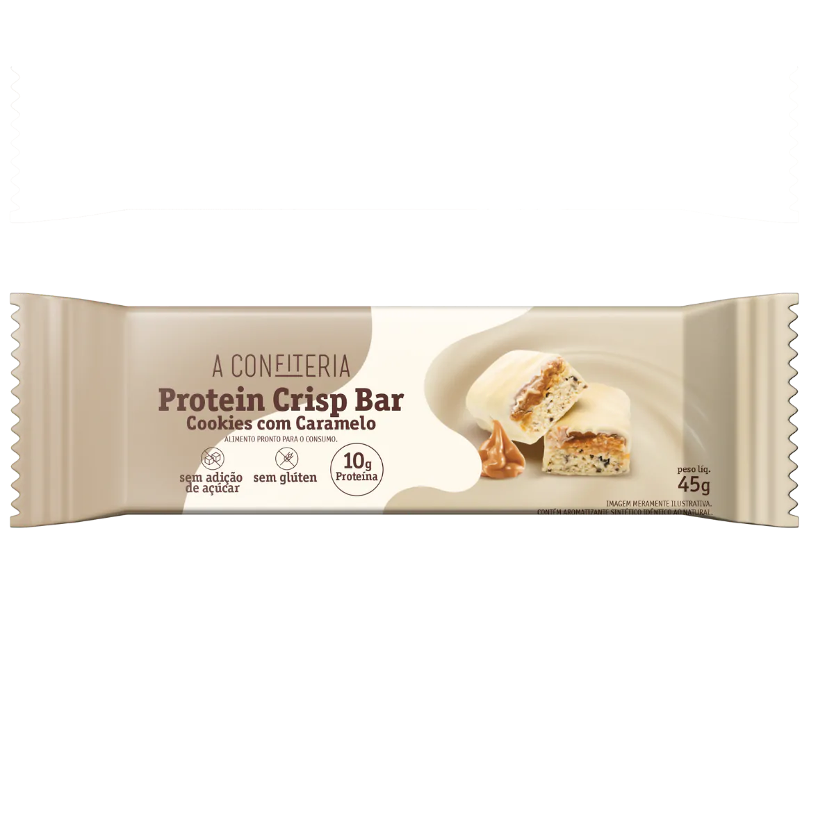 Caixa de Barra de Proteína Cookies com Caramelo – 12 unidades