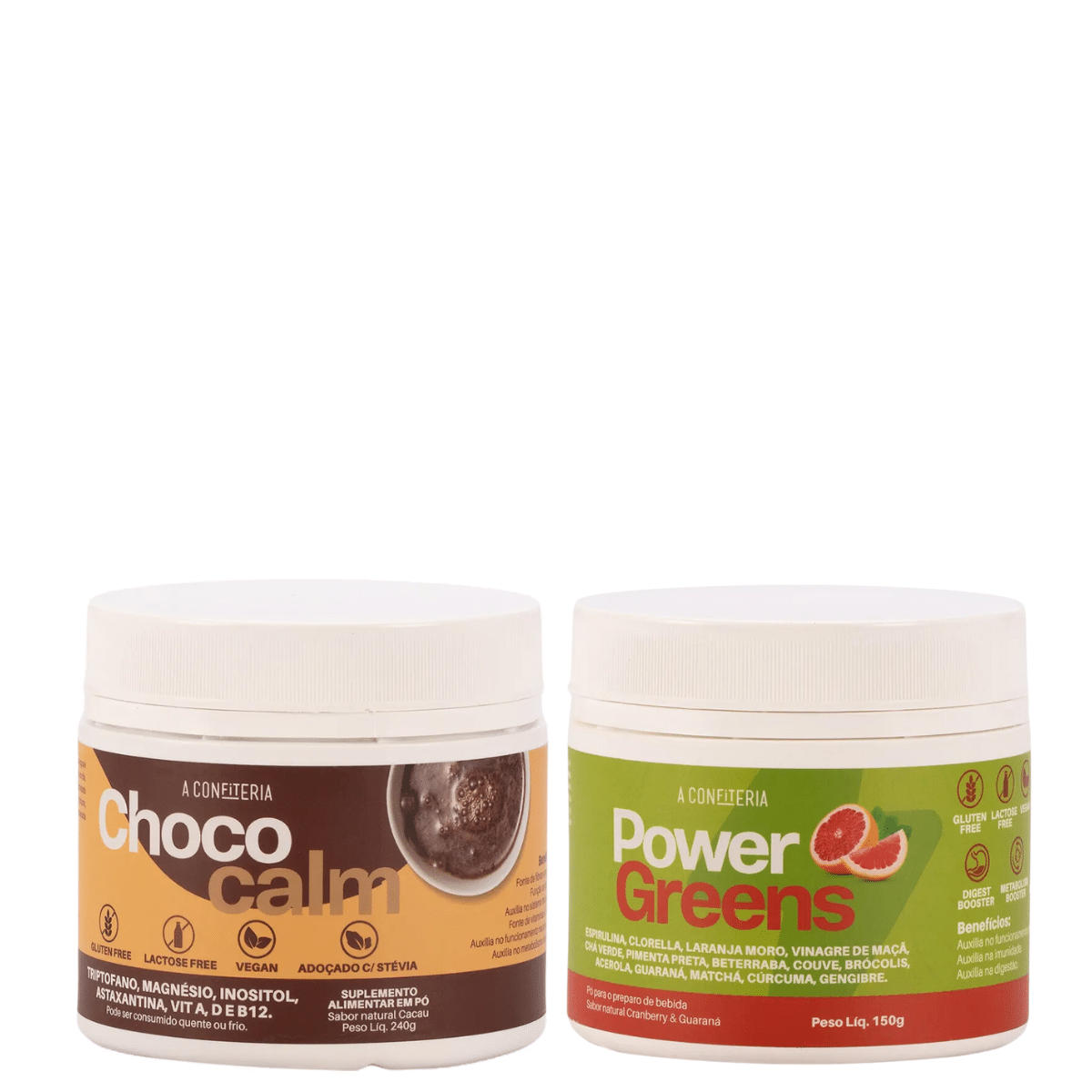 Combo Revitalizante: Power Greens + Choco Calm