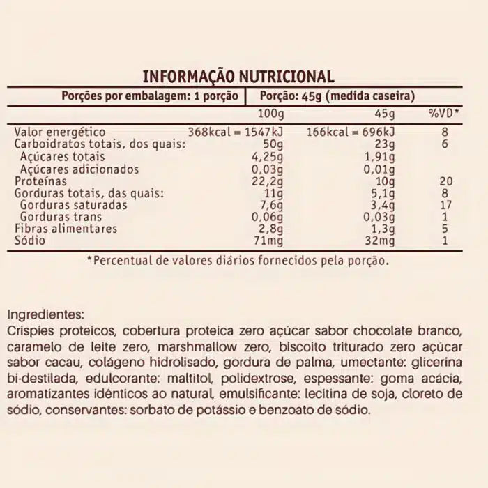 Caixa de Barra de Proteína Cookies com Caramelo – 12 unidades