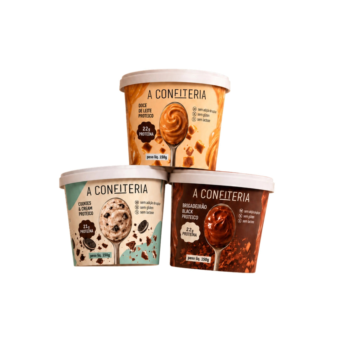 Kit Sobremesa Proteica A Confiteria – Better choices for a better life