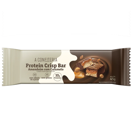 Caixa de Barra de Proteina Amendoim com Caramelo – 12 unidades