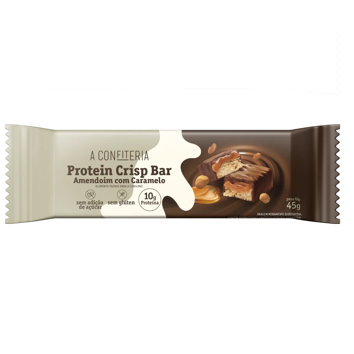 Caixa de Barra de Proteina Amendoim com Caramelo – 12 unidades