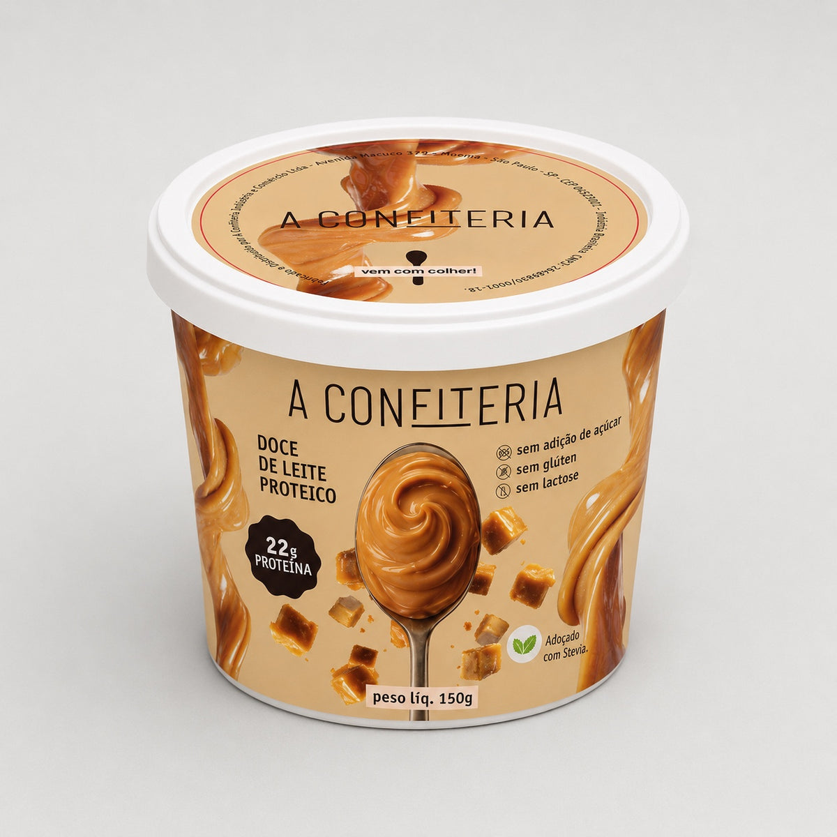 Doce de Leite Proteico A Confiteria – Better choices for a better life