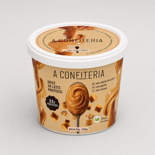 Doce de Leite Proteico A Confiteria – Better choices for a better life